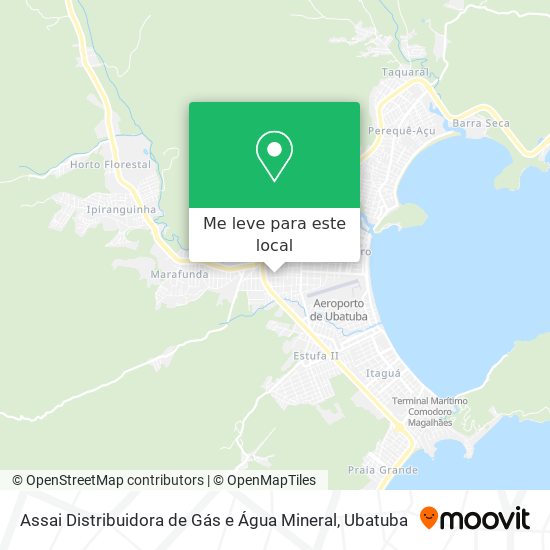Assai Distribuidora de Gás e Água Mineral mapa