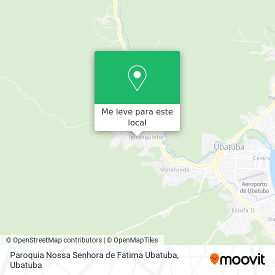 Paroquia Nossa Senhora de Fatima Ubatuba mapa