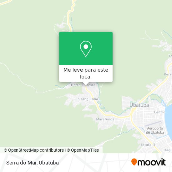 Serra do Mar mapa