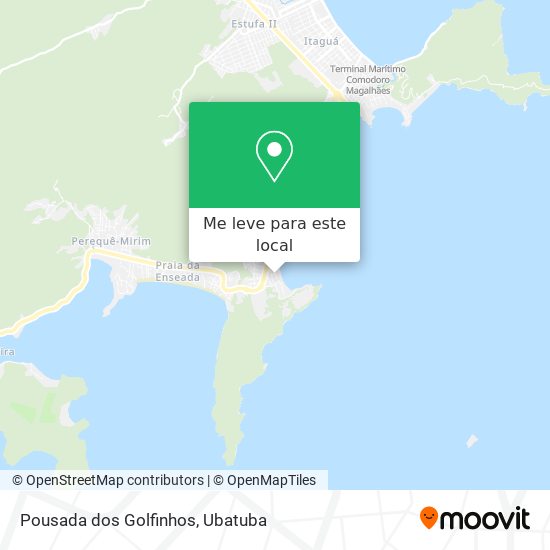 Pousada dos Golfinhos mapa