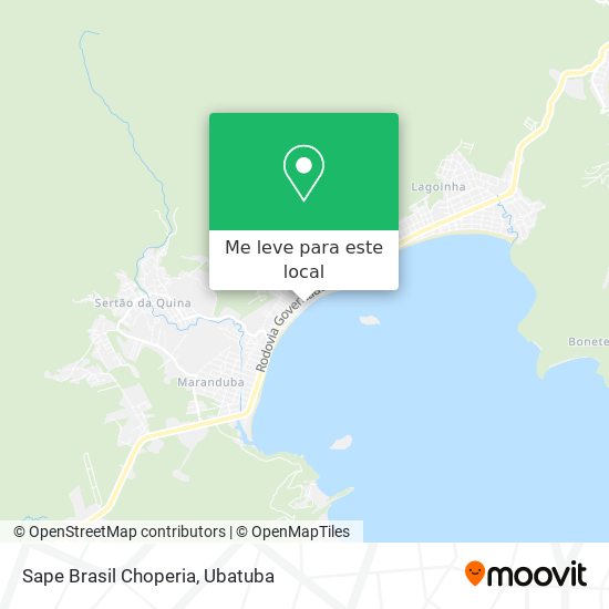 Sape Brasil Choperia mapa