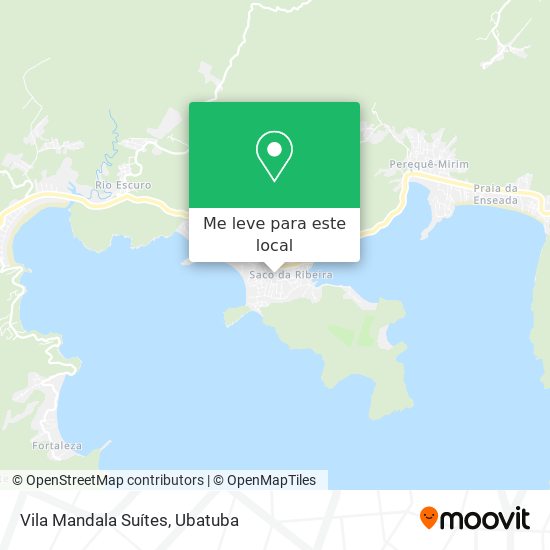 Vila Mandala Suítes mapa