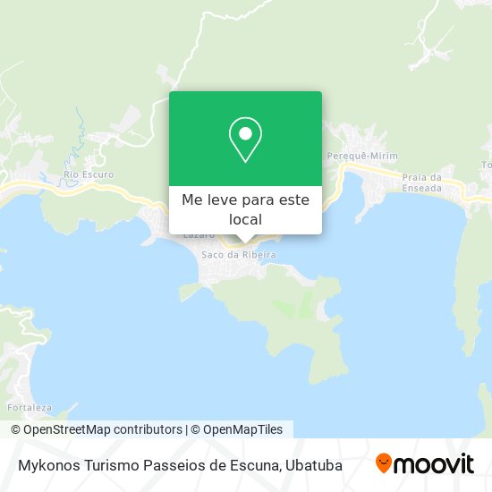 Mykonos Turismo Passeios de Escuna mapa