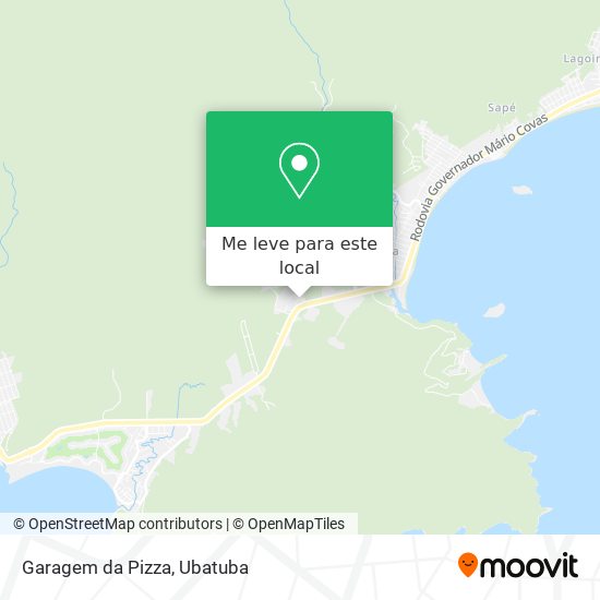 Garagem da Pizza mapa