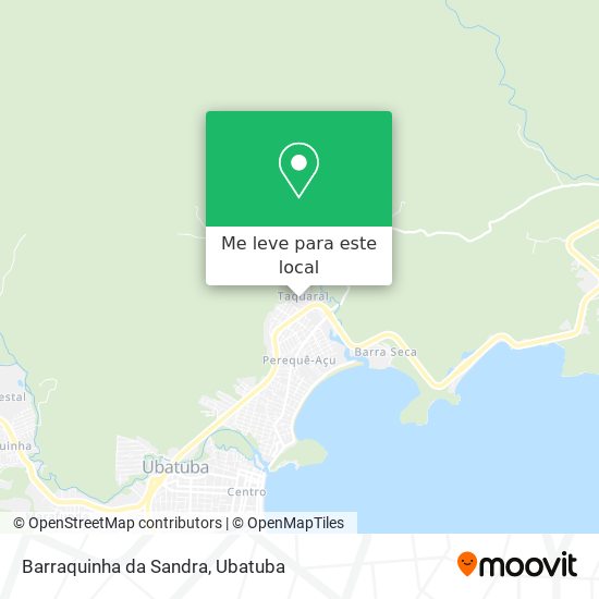Barraquinha da Sandra mapa