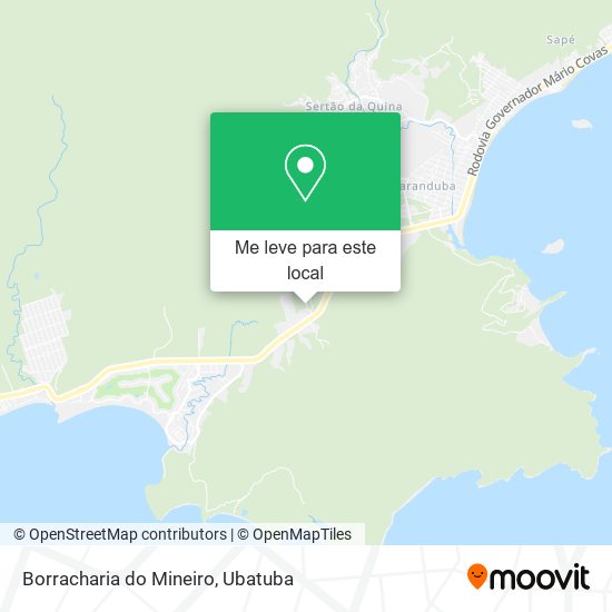 Borracharia do Mineiro mapa