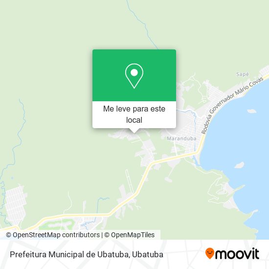 Prefeitura Municipal de Ubatuba mapa