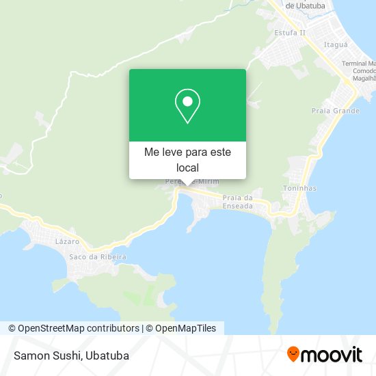 Samon Sushi mapa