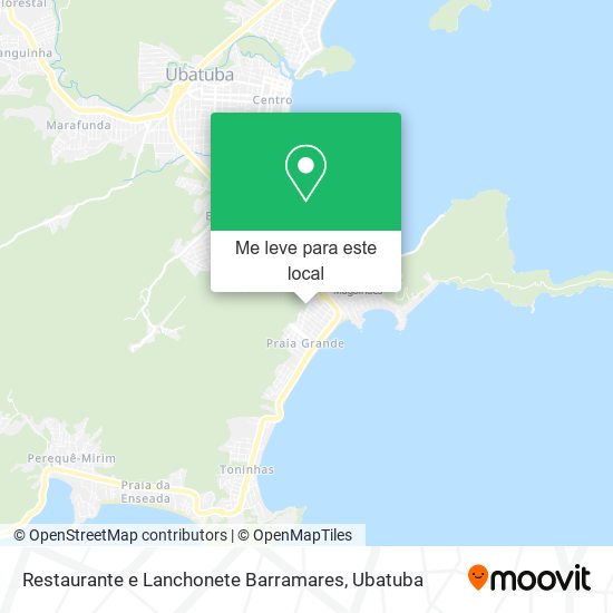 Restaurante e Lanchonete Barramares mapa