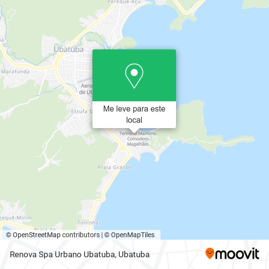 Renova Spa Urbano Ubatuba mapa