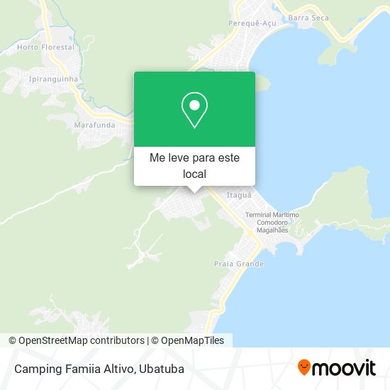 Camping Famiia Altivo mapa