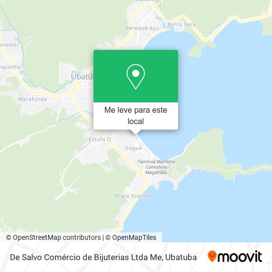 De Salvo Comércio de Bijuterias Ltda Me mapa