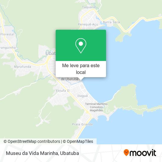 Museu da Vida Marinha mapa