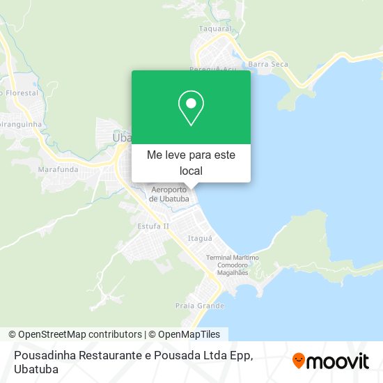 Pousadinha Restaurante e Pousada Ltda Epp mapa