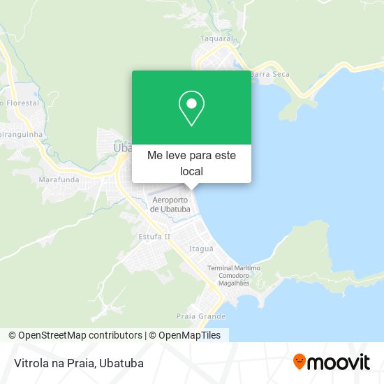 Vitrola na Praia mapa