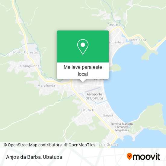 Anjos da Barba mapa