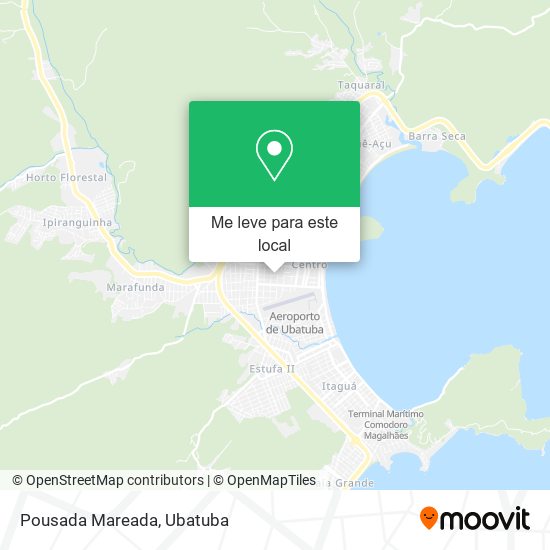 Pousada Mareada mapa