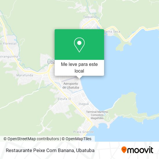 Restaurante Peixe Com Banana mapa