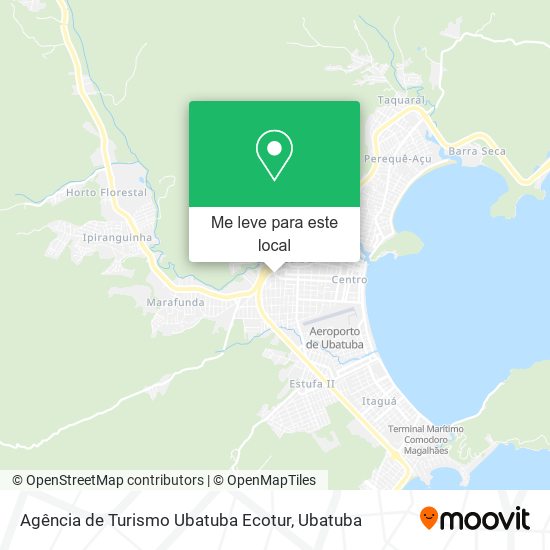 Agência de Turismo Ubatuba Ecotur mapa