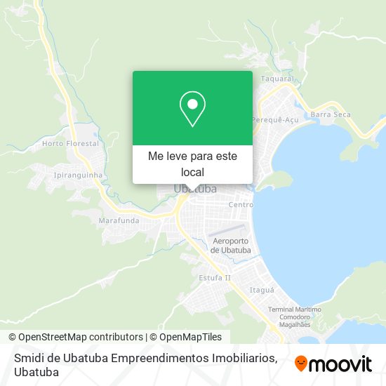 Smidi de Ubatuba Empreendimentos Imobiliarios mapa