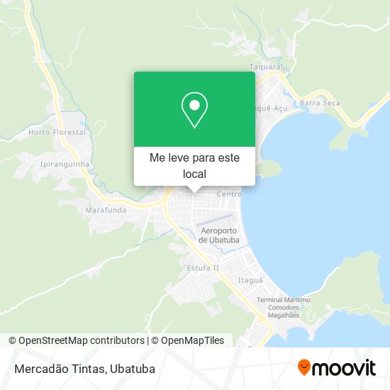 Mercadão Tintas mapa