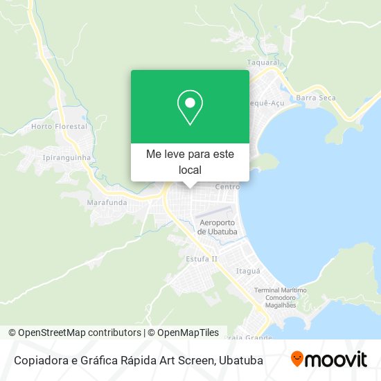 Copiadora e Gráfica Rápida Art Screen mapa