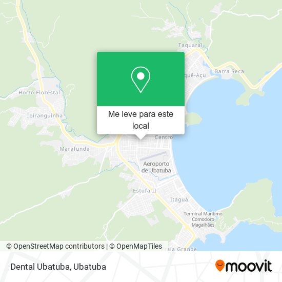 Dental Ubatuba mapa