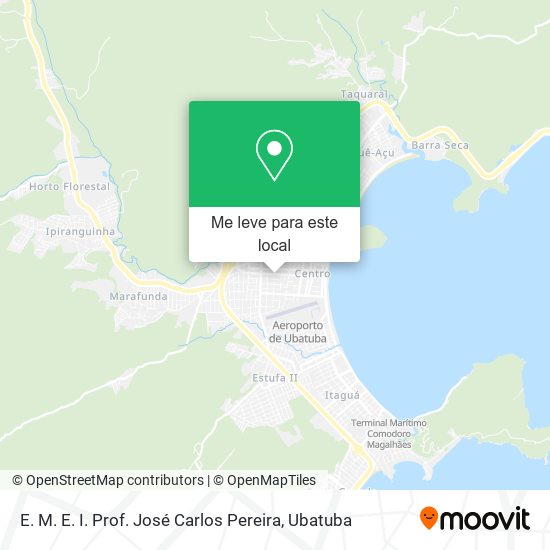 E. M. E. I. Prof. José Carlos Pereira mapa