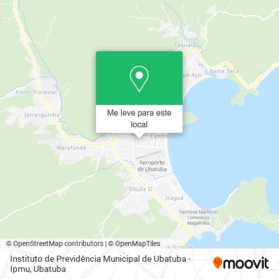 Instituto de Previdência Municipal de Ubatuba - Ipmu mapa