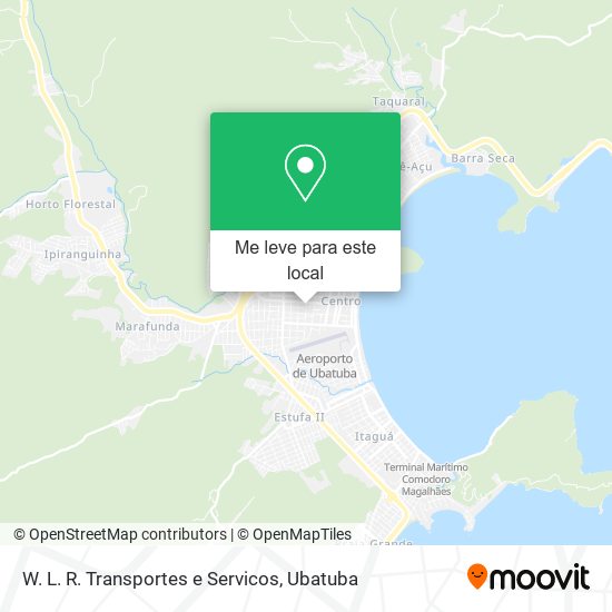 W. L. R. Transportes e Servicos mapa