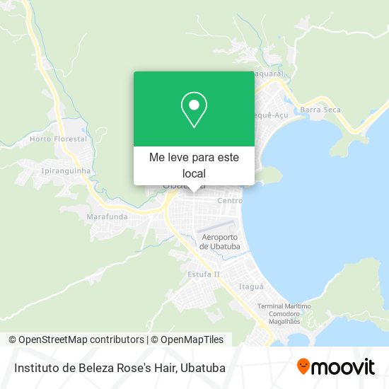 Instituto de Beleza Rose's Hair mapa