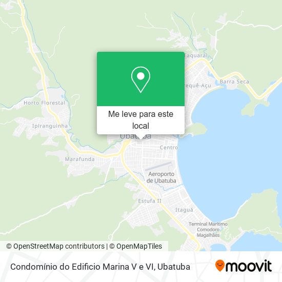Condomínio do Edificio Marina V e VI mapa