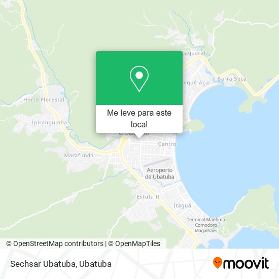 Sechsar Ubatuba mapa