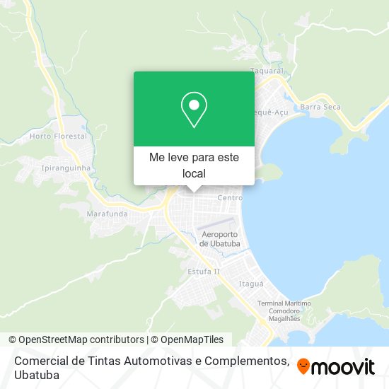 Comercial de Tintas Automotivas e Complementos mapa