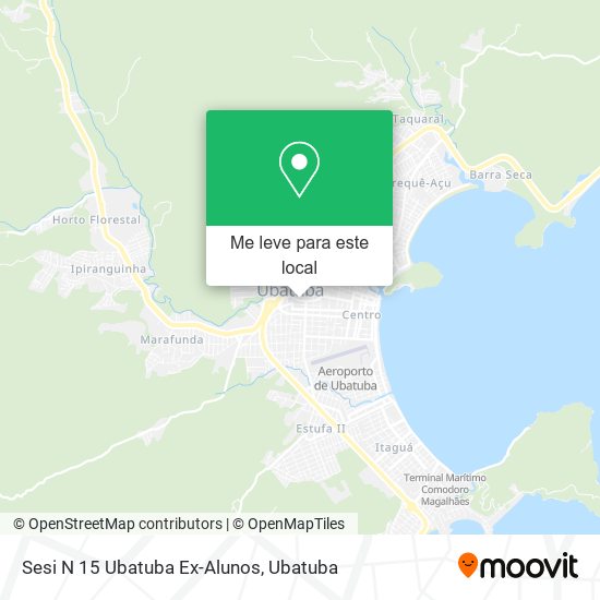 Sesi N 15 Ubatuba Ex-Alunos mapa