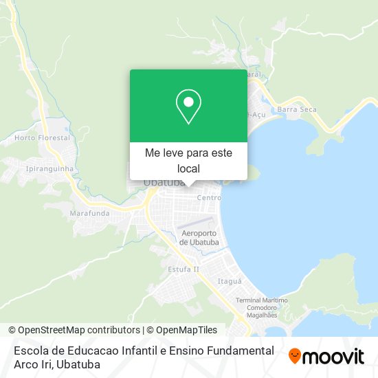 Escola de Educacao Infantil e Ensino Fundamental Arco Iri mapa