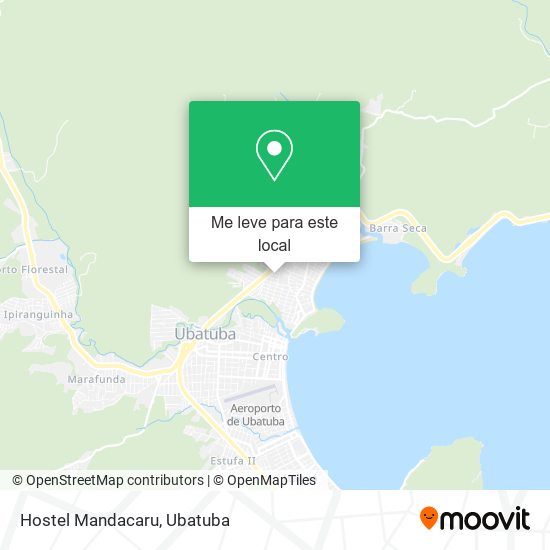 Hostel Mandacaru mapa