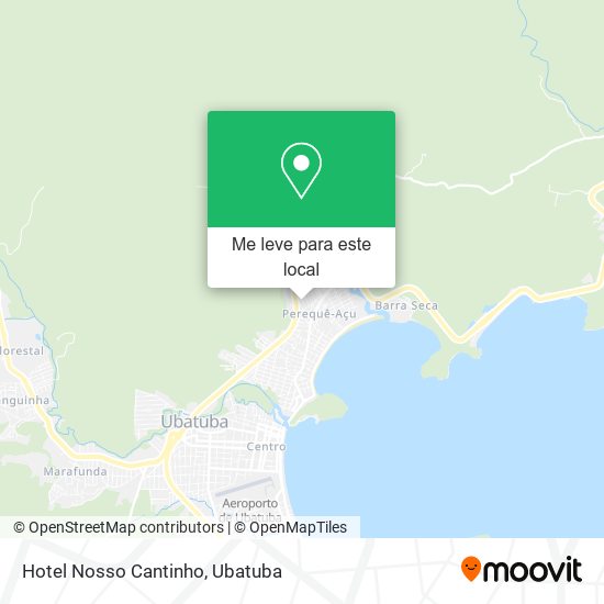 Hotel Nosso Cantinho mapa