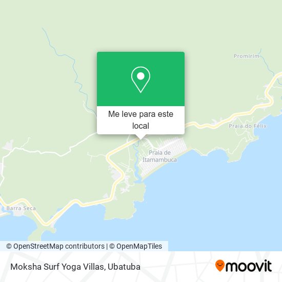 Moksha Surf Yoga Villas mapa