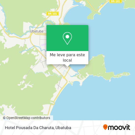 Hotel Pousada Da Charuta mapa
