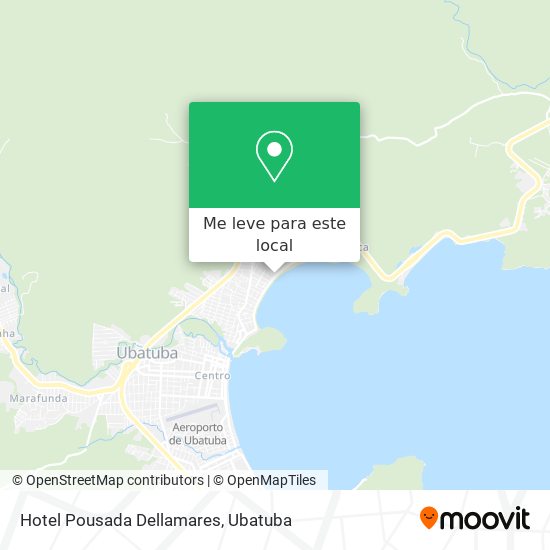 Hotel Pousada Dellamares mapa