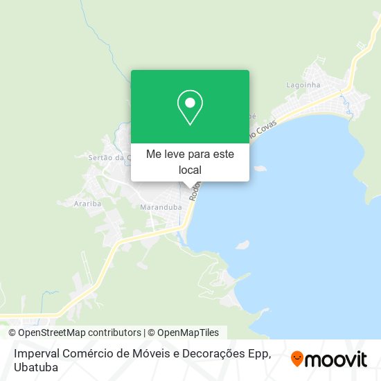 Imperval Comércio de Móveis e Decorações Epp mapa