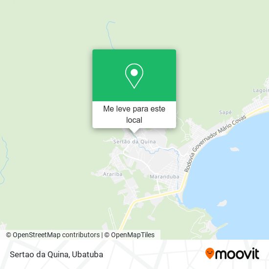 Sertao da Quina mapa