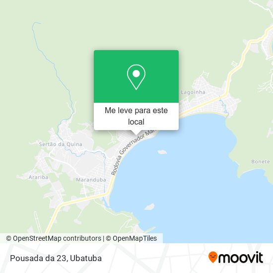 Pousada da 23 mapa