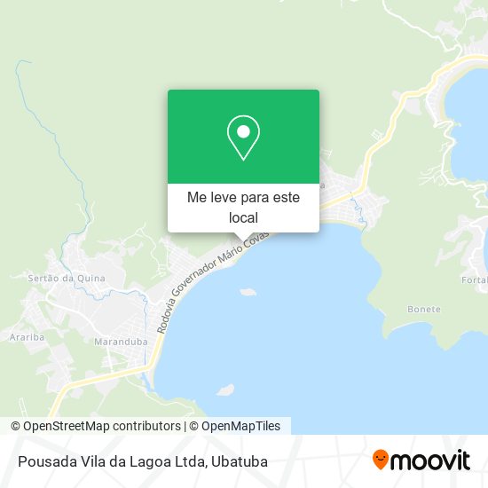 Pousada Vila da Lagoa Ltda mapa