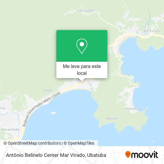 Antônio Belinelo Center Mar Virado mapa