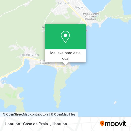 Ubatuba - Casa de Praia - mapa