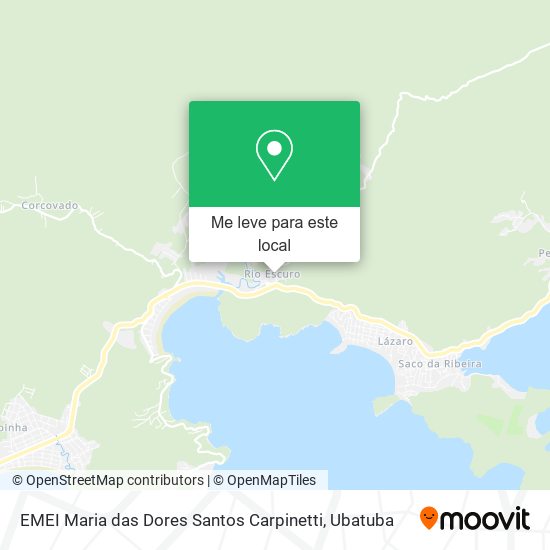 EMEI Maria das Dores Santos Carpinetti mapa