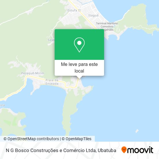 N G Bosco Construções e Comércio Ltda mapa