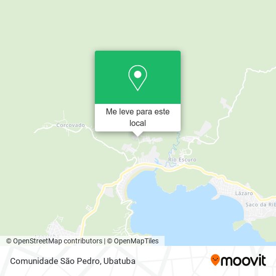 Comunidade São Pedro mapa